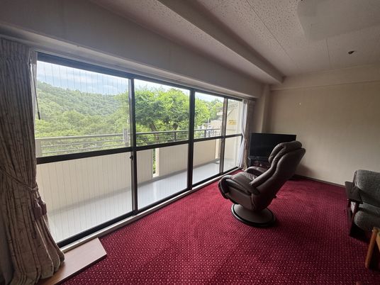 自然光の入る居室