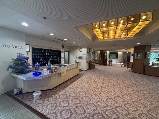 くつろげるエントランス