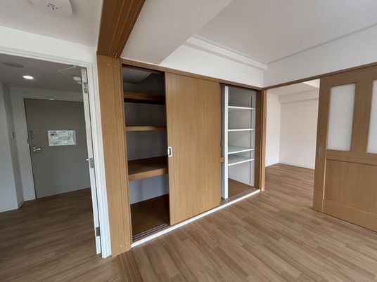 収納スペースの居室
