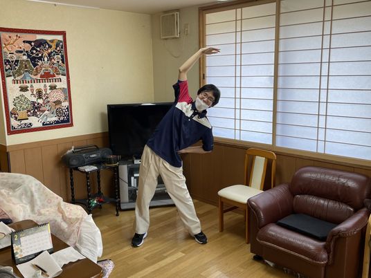 元気なスタッフ和室