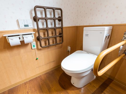 手すり付きトイレ空間