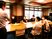 会議中の食堂  