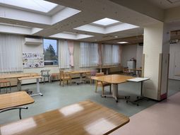 自然光が差し込む空間