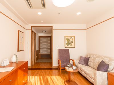 居心地の良い居室の一角
