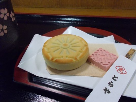 茶菓の拡大プレート  