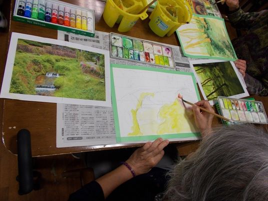 楽しく絵を描く時間