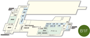 介護施設の配置図