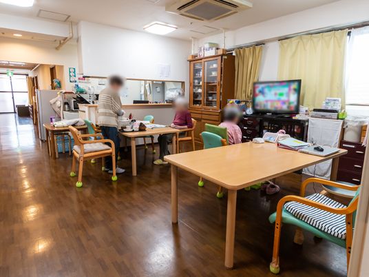 共有スペースとテレビ