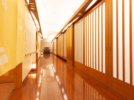 清潔な廊下の風景