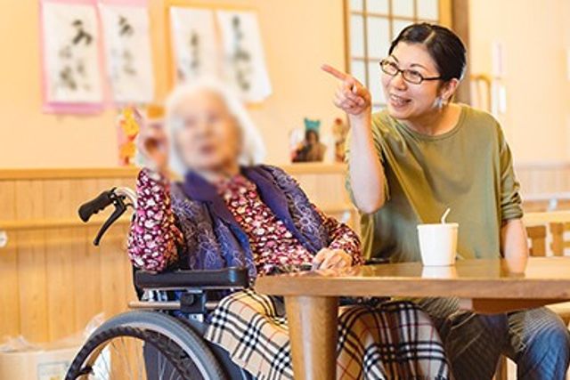 温かな交流の様子