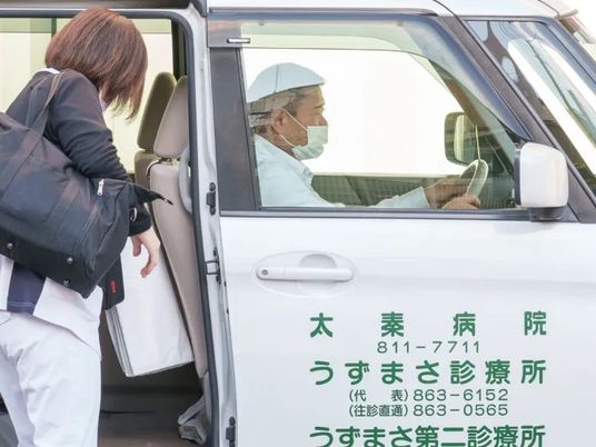 送迎車への乗降の様子  