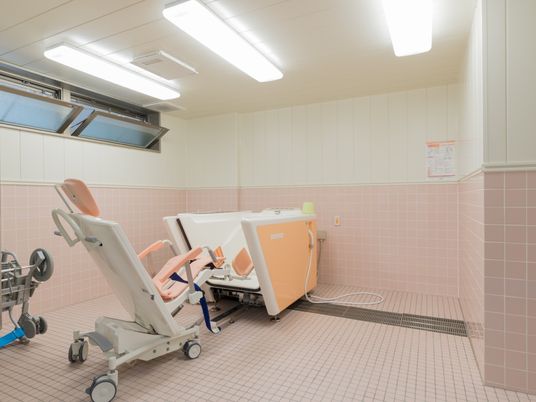 清潔感ある浴室設備