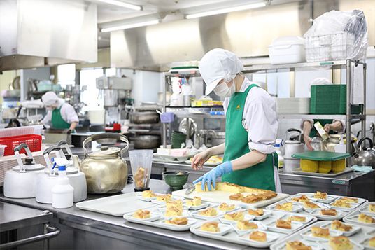 調理中の様子キッチン