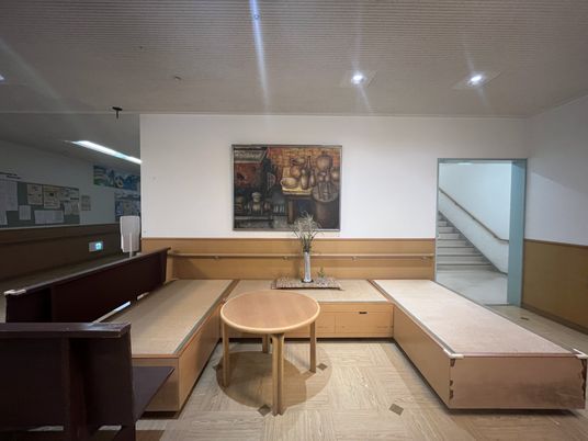 落ち着いた休憩室