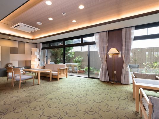 落ち着いた共有スペース