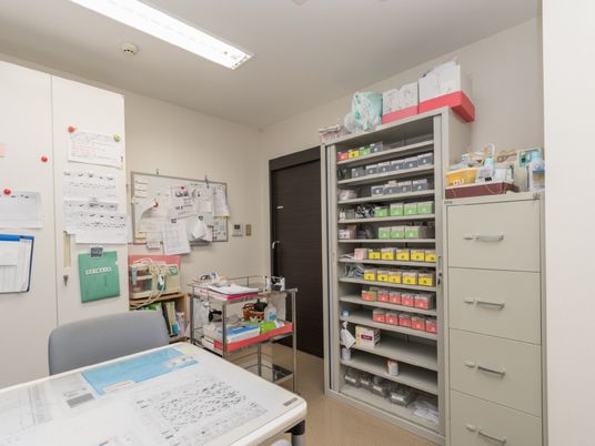 整理されたスタッフ室