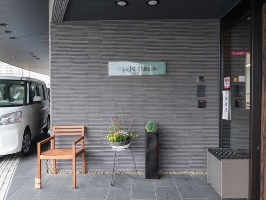 エントランス前の様子