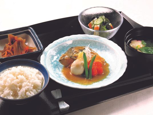 和風の健康的な食事