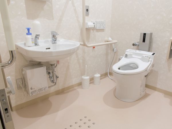 清潔なトイレスペース
