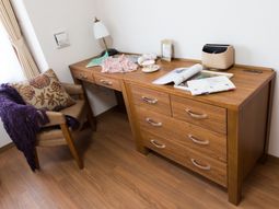 居心地の良い居室の一角