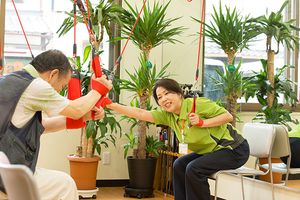明るい訓練室