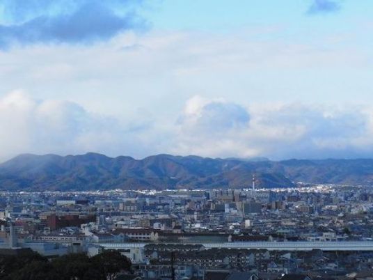 山並みを望む景色