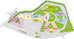 施設の配置図