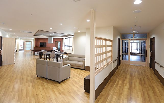 明るいリビング