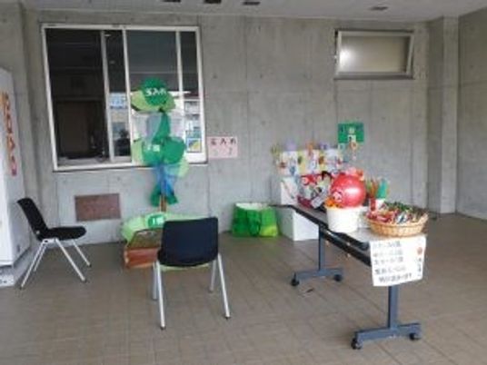 掲示物のある多目的室  