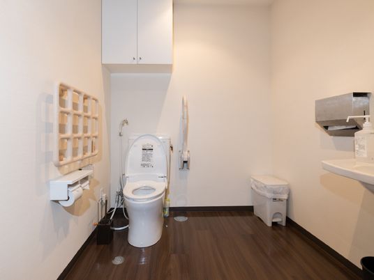 清潔なトイレ設備