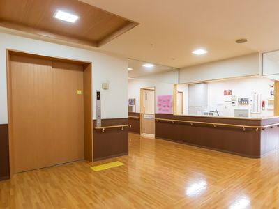 廊下のゆとりある光景
