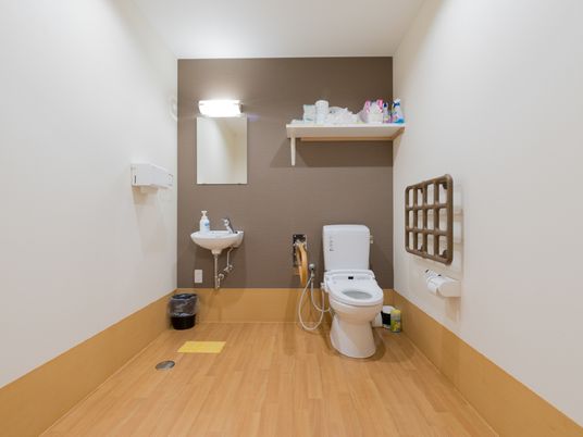 清潔なトイレスペース