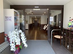 ゆったりしたエントランス