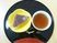 お茶と甘味の皿