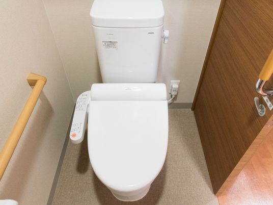清潔なトイレ設備