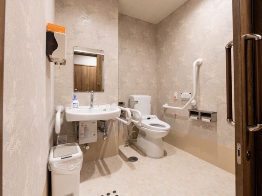 バリアフリーなトイレ設備