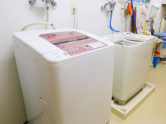 洗濯機２台と洗面設備
