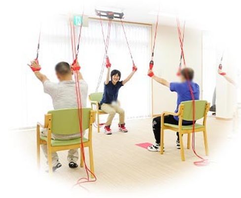 運動プログラムの一室  