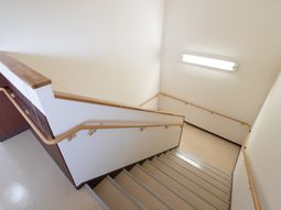 きれいな施設の階段