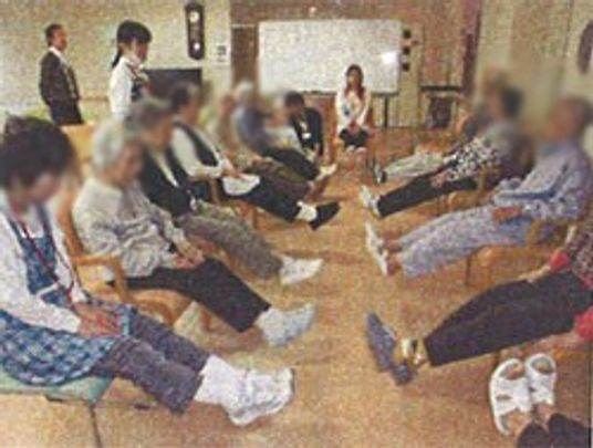 機能訓練中の様子