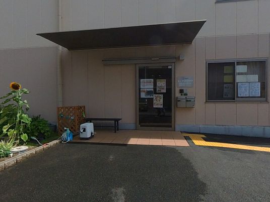 ゆったりとしたエントランス
