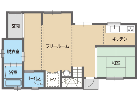 居室の間取り図
