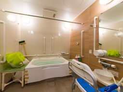 バリアフリーの浴室