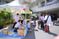 施設前のイベント会場  