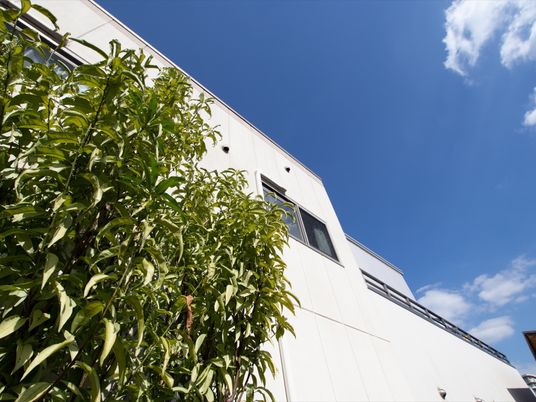清潔感のある建物の外観