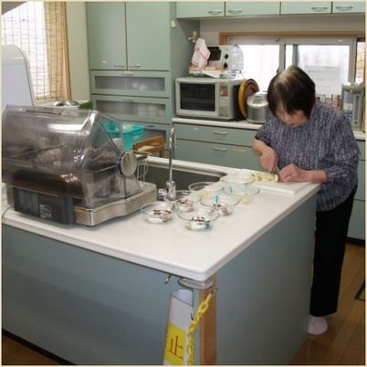 設備が整った空間のキッチン