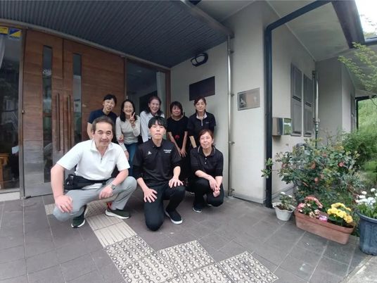 スタッフ集合のエントランス  