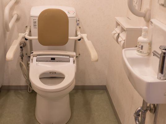 バリアフリーのトイレ