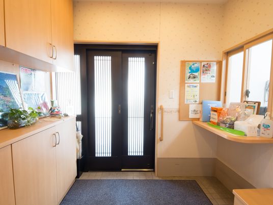 明るいエントランス