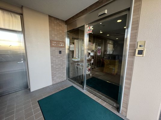 安心と快適さのある入口